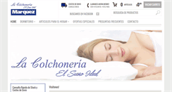 Desktop Screenshot of lacolchoneria.net